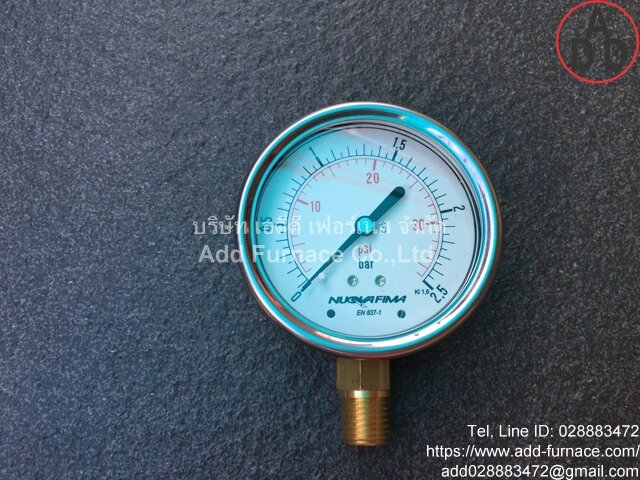 0-2.5Bar Nuova Fima Pressure Gauge(1)